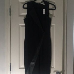 White House Black Market Faux Black Dress